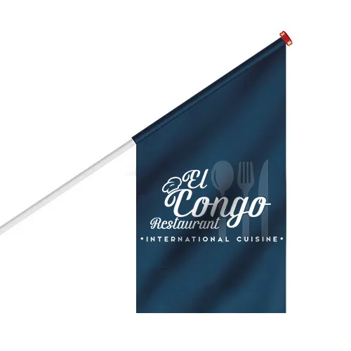 Bandera fachada tienda