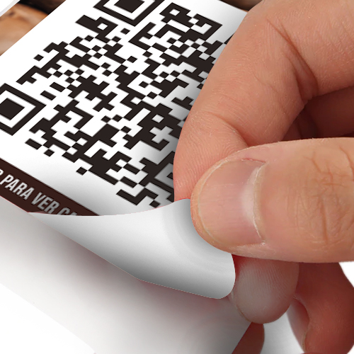 woo nuevo c27 Pegatina código QR